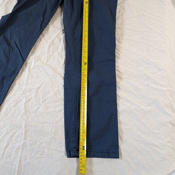 DENVER HAYES WOMEN'S BLUE PANTS 12 X 28 BUTTON ZIPPER FLY COTTON FASHION WEAR - Picture 12 of 16